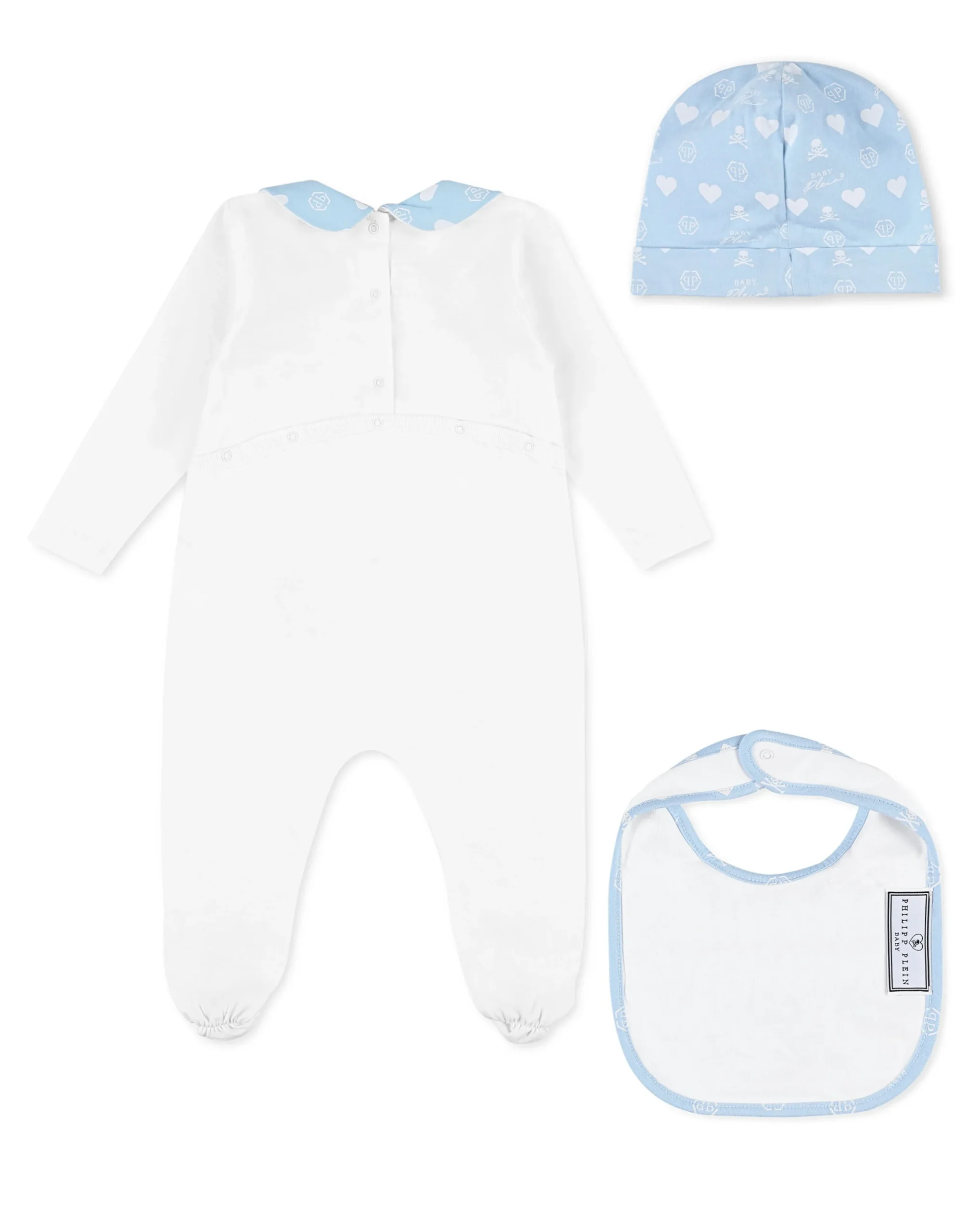 PHILIPP PLEIN BABYGROW+BIB+HAT> Abbigliamento