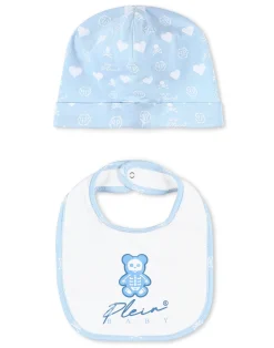 PHILIPP PLEIN BABYGROW+BIB+HAT><noscript><img data-lazyloaded=