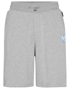 PHILIPP PLEIN Baggy Fit Shorts Iconic Plein>Uomo Street Couture