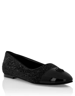 PHILIPP PLEIN Ballerina Flats Mix Strass>Donna Ballerine