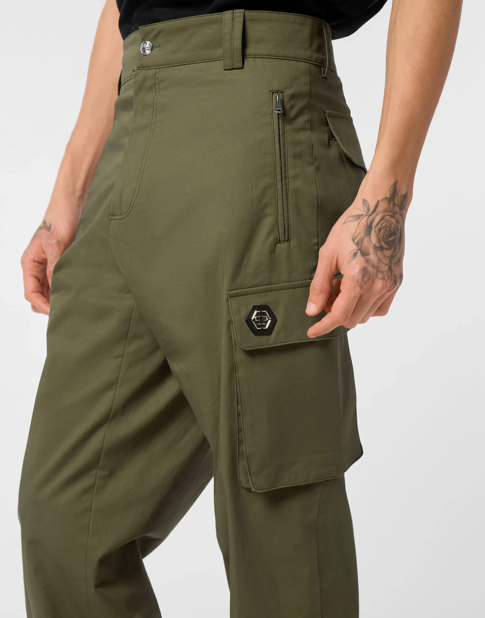 PHILIPP PLEIN Basic Cargo Joggers>Uomo Street Couture