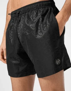 PHILIPP PLEIN Beachwear Short Trousers><noscript><img data-lazyloaded=