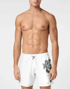 PHILIPP PLEIN Beachwear Short Trousers Dragon>Uomo Moda Mare