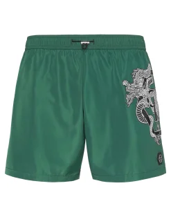 PHILIPP PLEIN Beachwear Short Trousers Dragon>Uomo Moda Mare