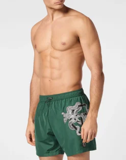PHILIPP PLEIN Beachwear Short Trousers Dragon>Uomo Moda Mare