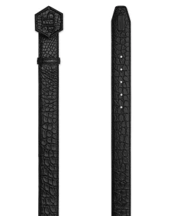 PHILIPP PLEIN Belt Matt Croco Luxury>Uomo Cinture