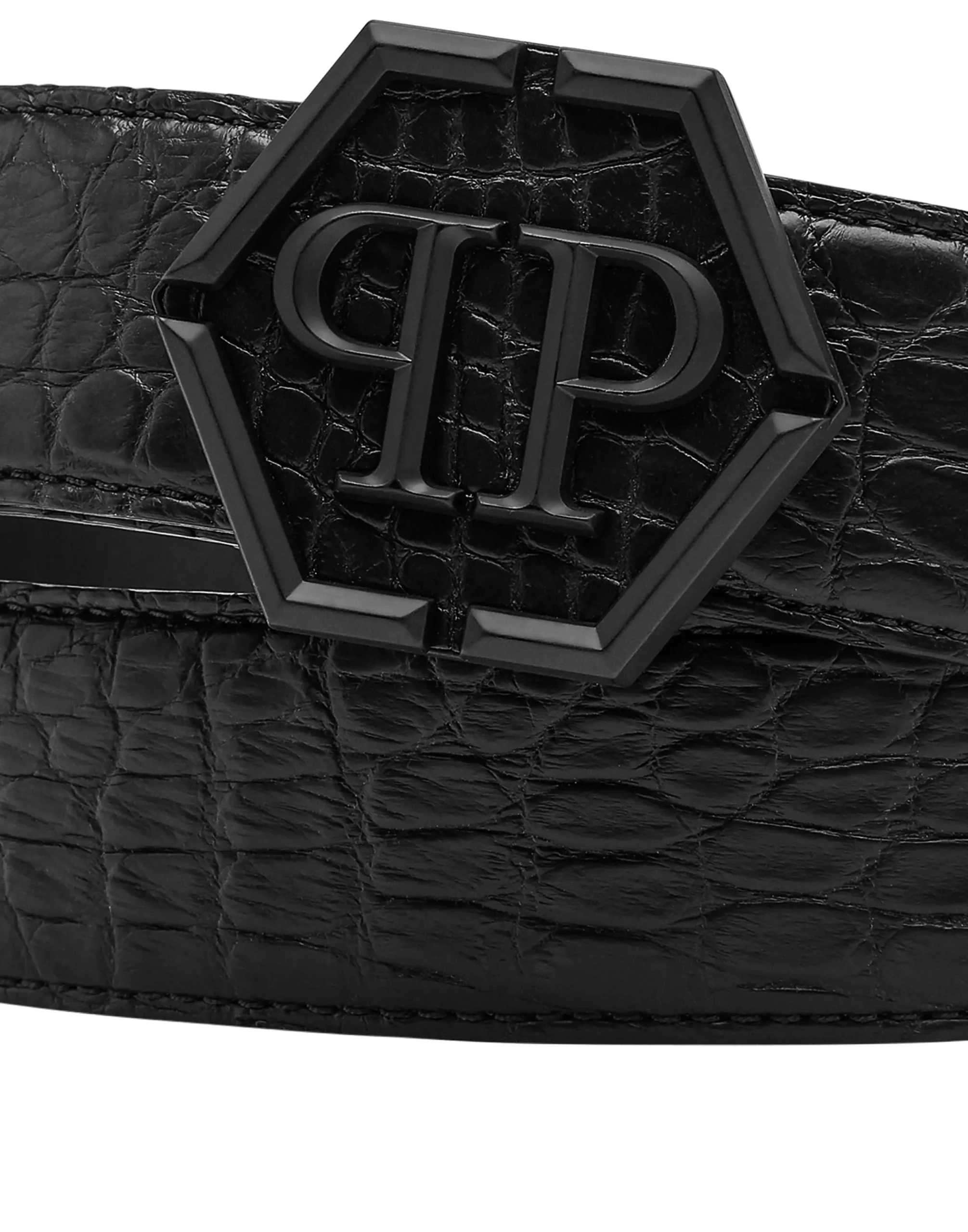 PHILIPP PLEIN Belt Matt Croco Luxury>Uomo Cinture