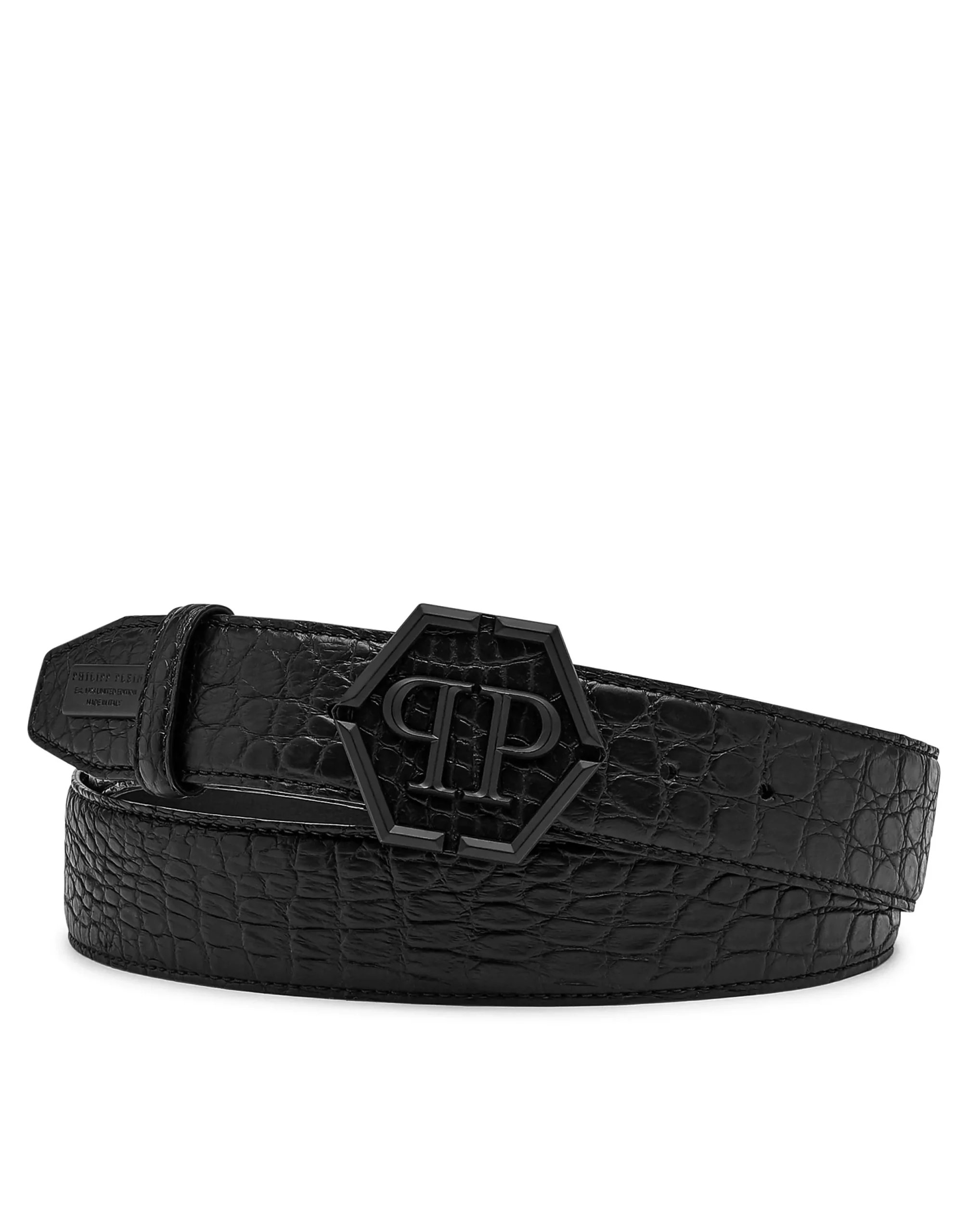 PHILIPP PLEIN Belt Matt Croco Luxury>Uomo Cinture
