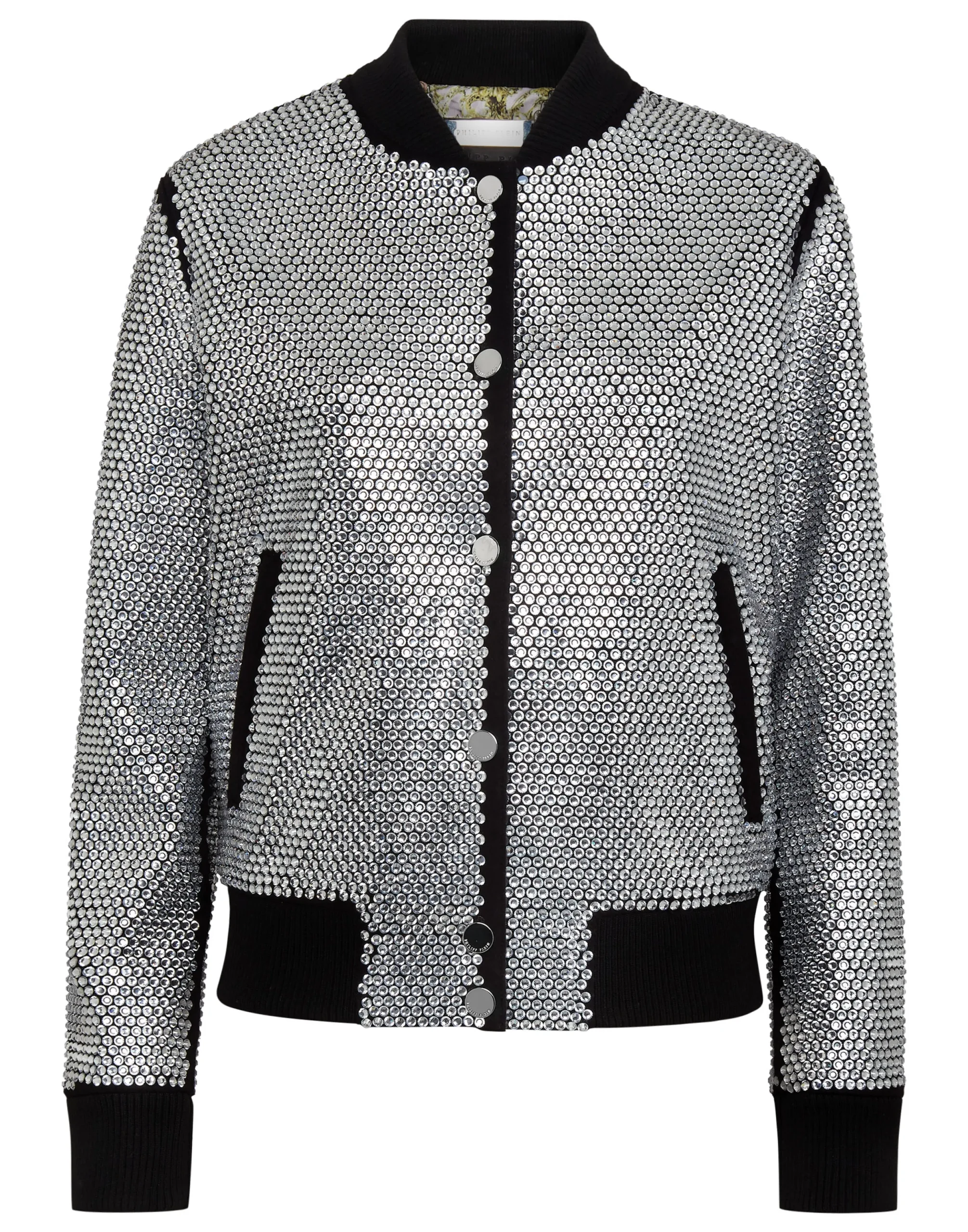 PHILIPP PLEIN Bomber with Crystals>Donna Giubbotti
