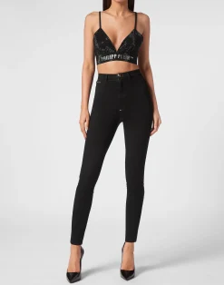 PHILIPP PLEIN Bra Stones><noscript><img data-lazyloaded=