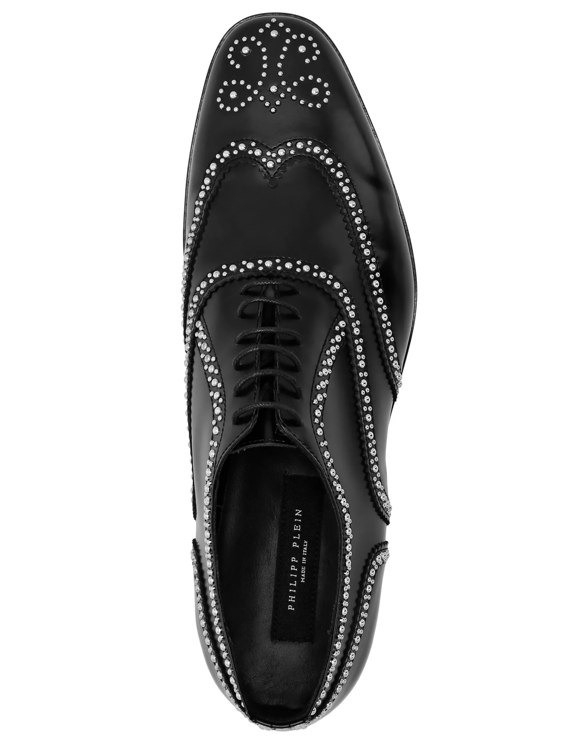 PHILIPP PLEIN Calf Skin Leather Lace Up Shoes>Uomo Scarpe Classiche