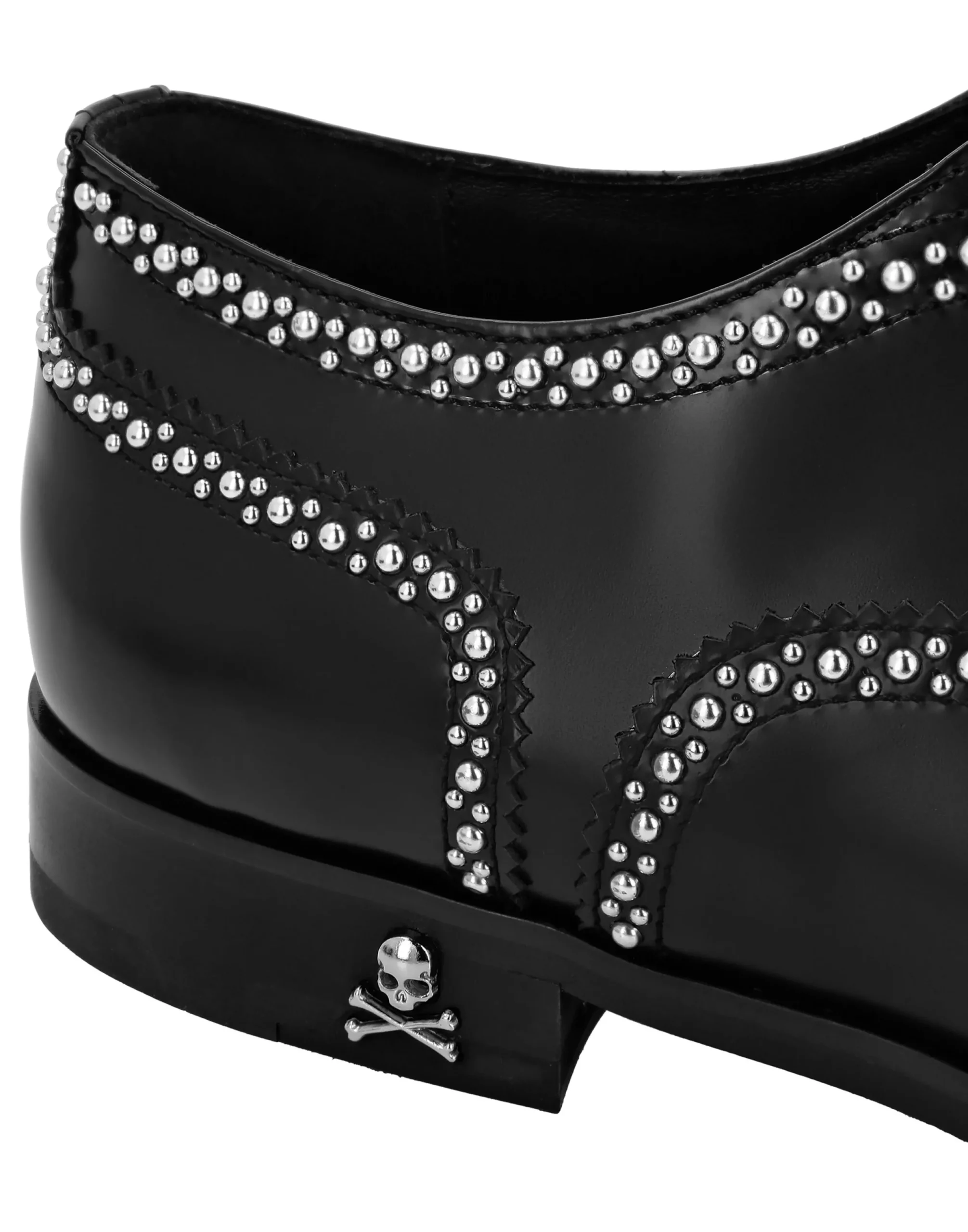 PHILIPP PLEIN Calf Skin Leather Lace Up Shoes>Uomo Scarpe Classiche