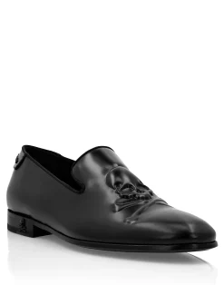 PHILIPP PLEIN Calf Skin Leather Loafers>Uomo Mocassini