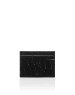 PHILIPP PLEIN Cardholder Cocco Skull>Donna Portafogli E Piccola Pelletteria
