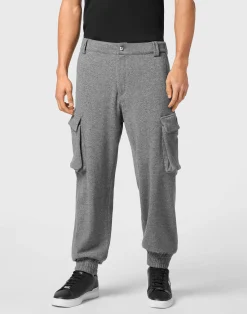 PHILIPP PLEIN Cashmere Long Trousers Cargo Fit>Uomo Pantaloni & Shorts