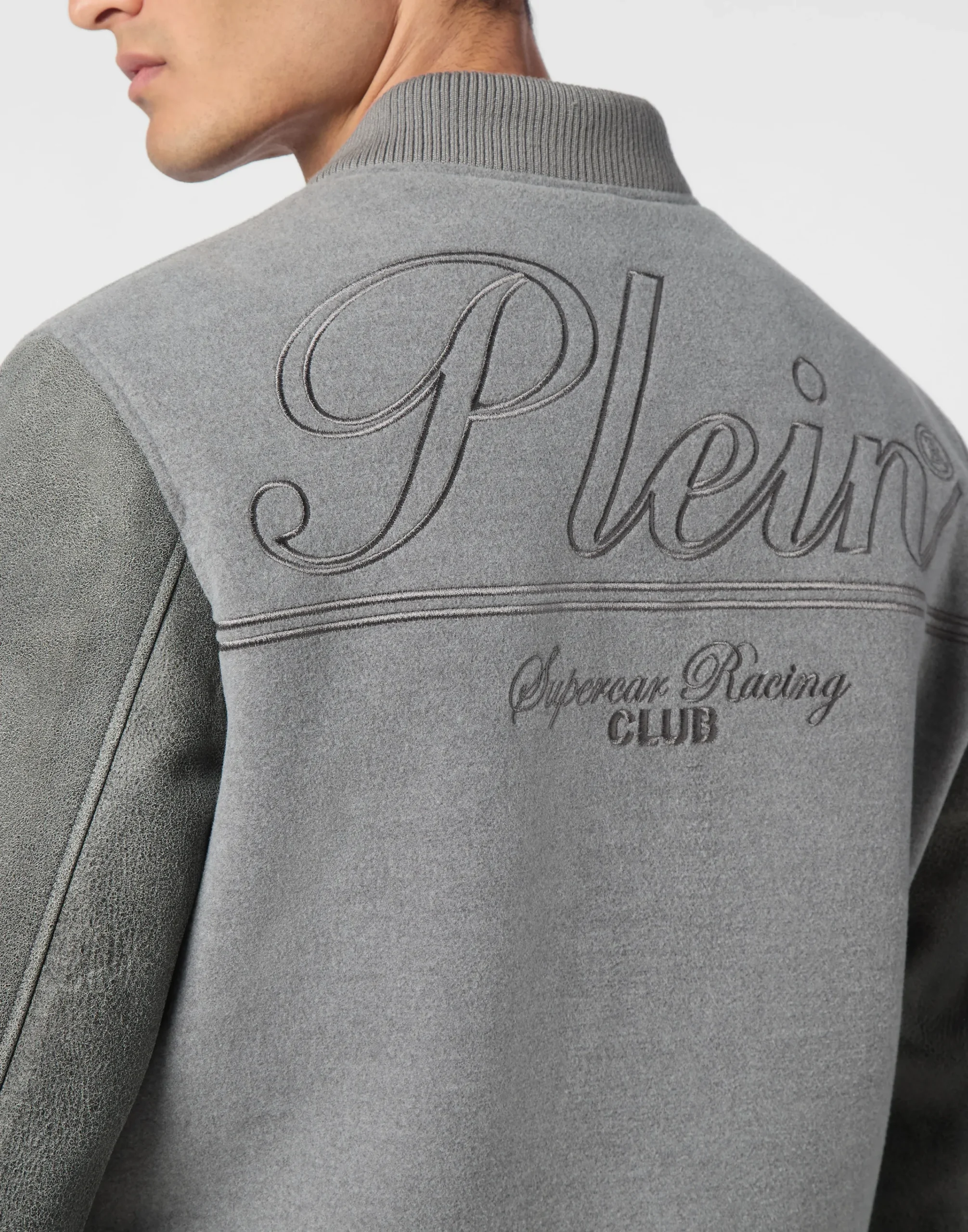 PHILIPP PLEIN College Bomber Jacket LS Plein Club>Uomo Giacche E Cappotti