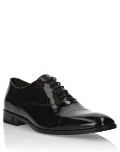 PHILIPP PLEIN Contrast Stitching Oxford Shoes>Uomo Scarpe Classiche