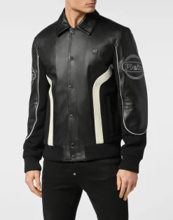 PHILIPP PLEIN Coster Bomber Jacket LS Plein Club>Uomo Giacche E Cappotti