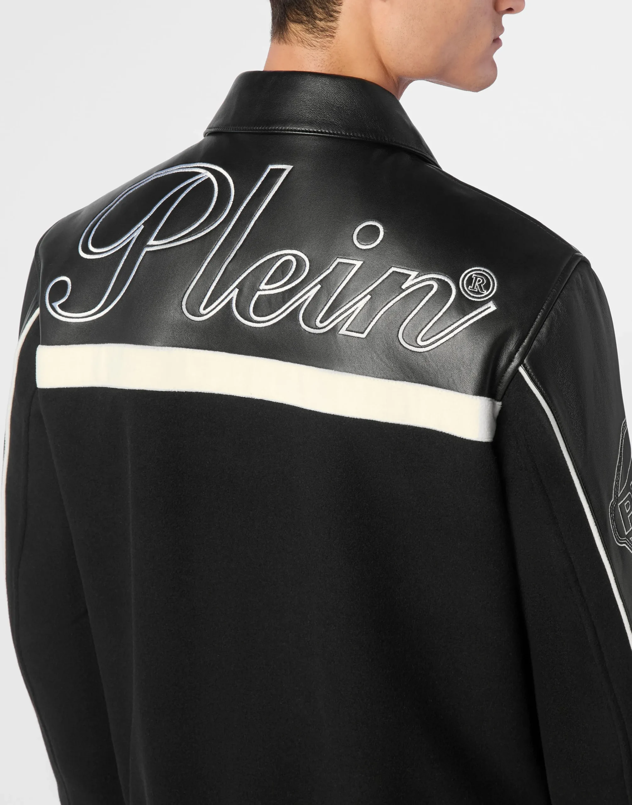 PHILIPP PLEIN Coster Bomber Jacket LS Plein Club>Uomo Giacche E Cappotti