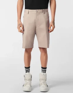 PHILIPP PLEIN Cotton Cargo Short>Uomo Pantaloni & Shorts