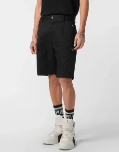 PHILIPP PLEIN Cotton Cargo Short>Uomo Pantaloni & Shorts