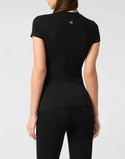 PHILIPP PLEIN Cotton Sexy Pure Fit T-Shirt Teddy Crystal><noscript><img data-lazyloaded=