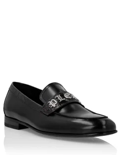 PHILIPP PLEIN Croco Printed Leather Loafers>Uomo Mocassini