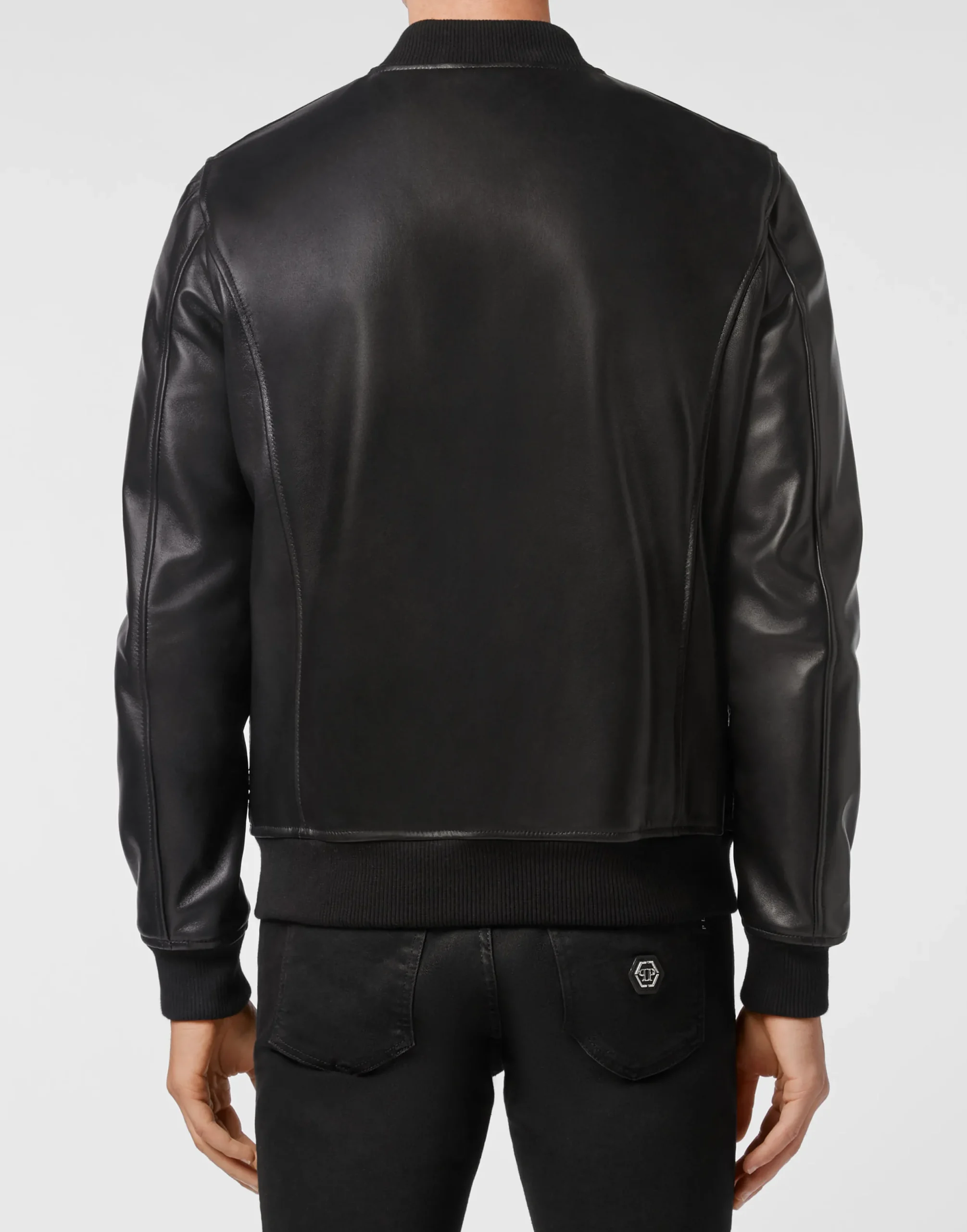 PHILIPP PLEIN Crocodile Leather Bomber Luxury>Uomo Giacche Di Pelle|Giacche E Cappotti