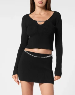 PHILIPP PLEIN Crop Top>Donna Top
