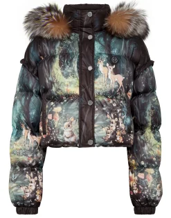 PHILIPP PLEIN Cropped Down Puffer Jacket Fairy>Donna Giubbotti
