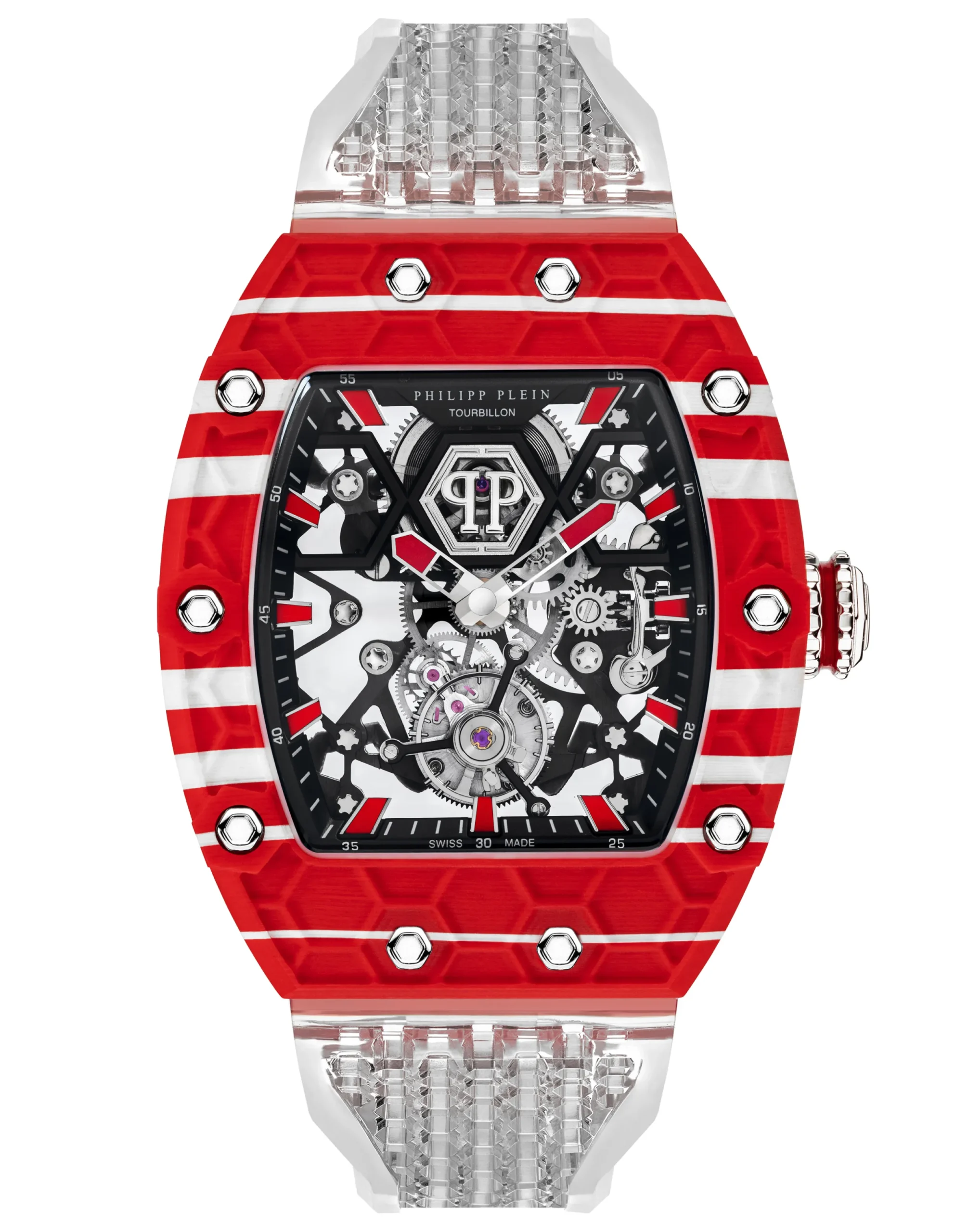 PHILIPP PLEIN Crypto King Flying Tourbillon DARE DEVIL XII Watch> Flying Tourbillon|Hexagon Project
