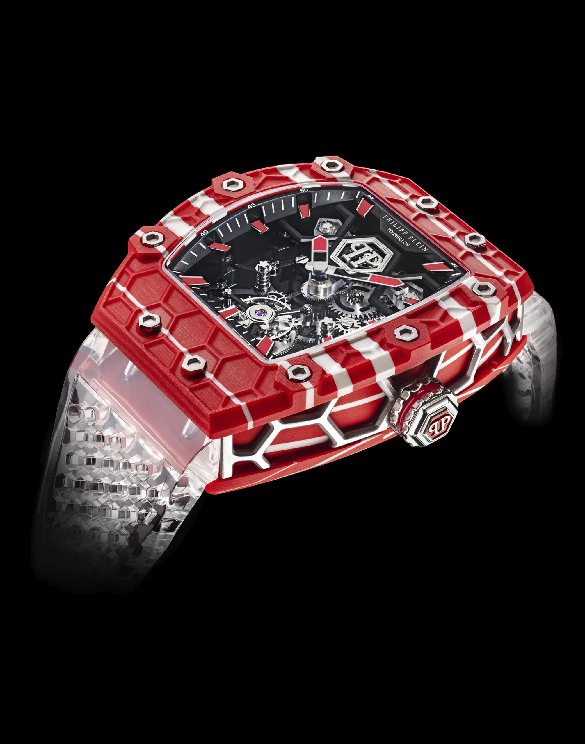 PHILIPP PLEIN Crypto King Flying Tourbillon DARE DEVIL XII Watch> Flying Tourbillon|Hexagon Project