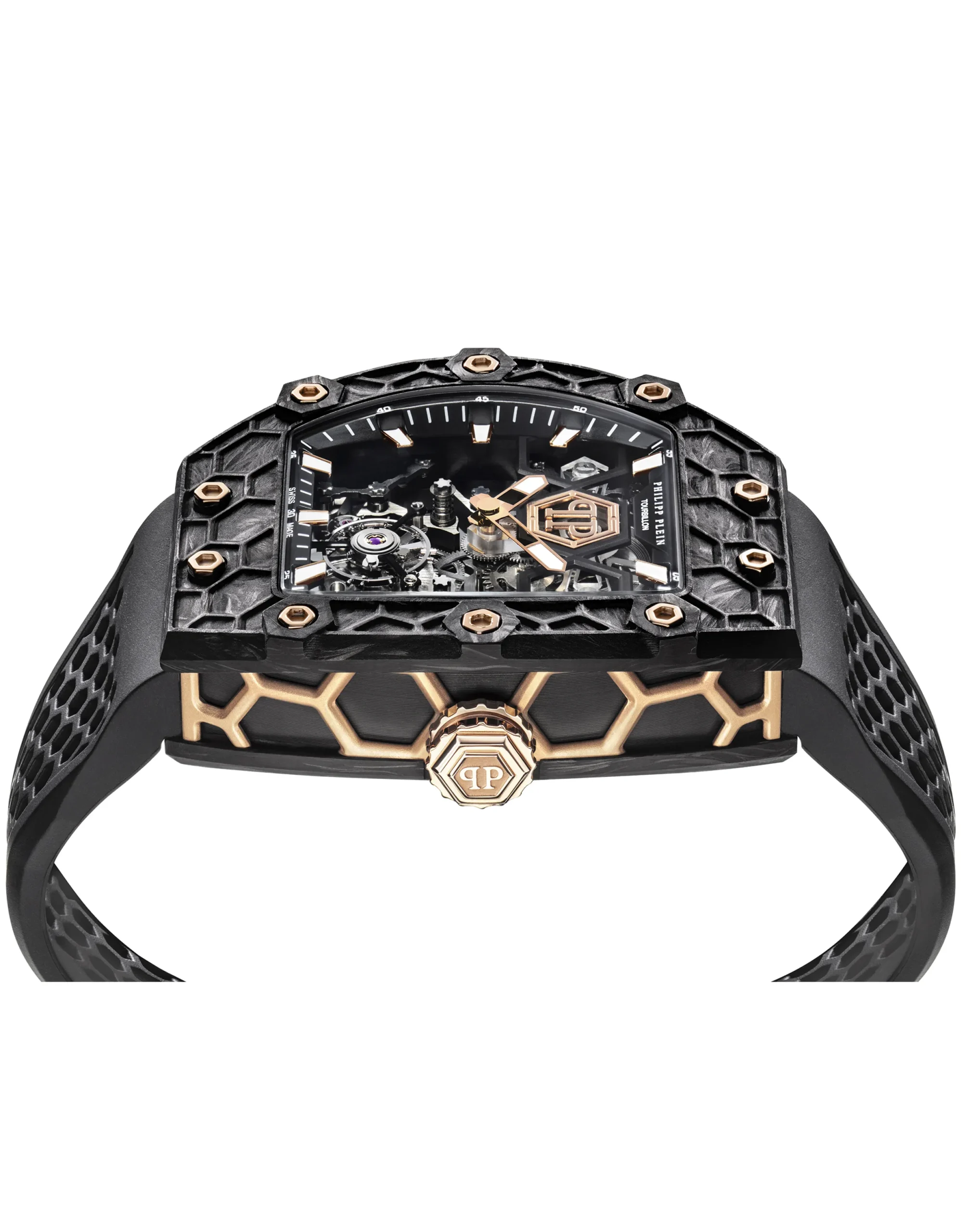 PHILIPP PLEIN Crypto King Flying Tourbillon NIGHT WOLF Watch> Flying Tourbillon|Hexagon Project