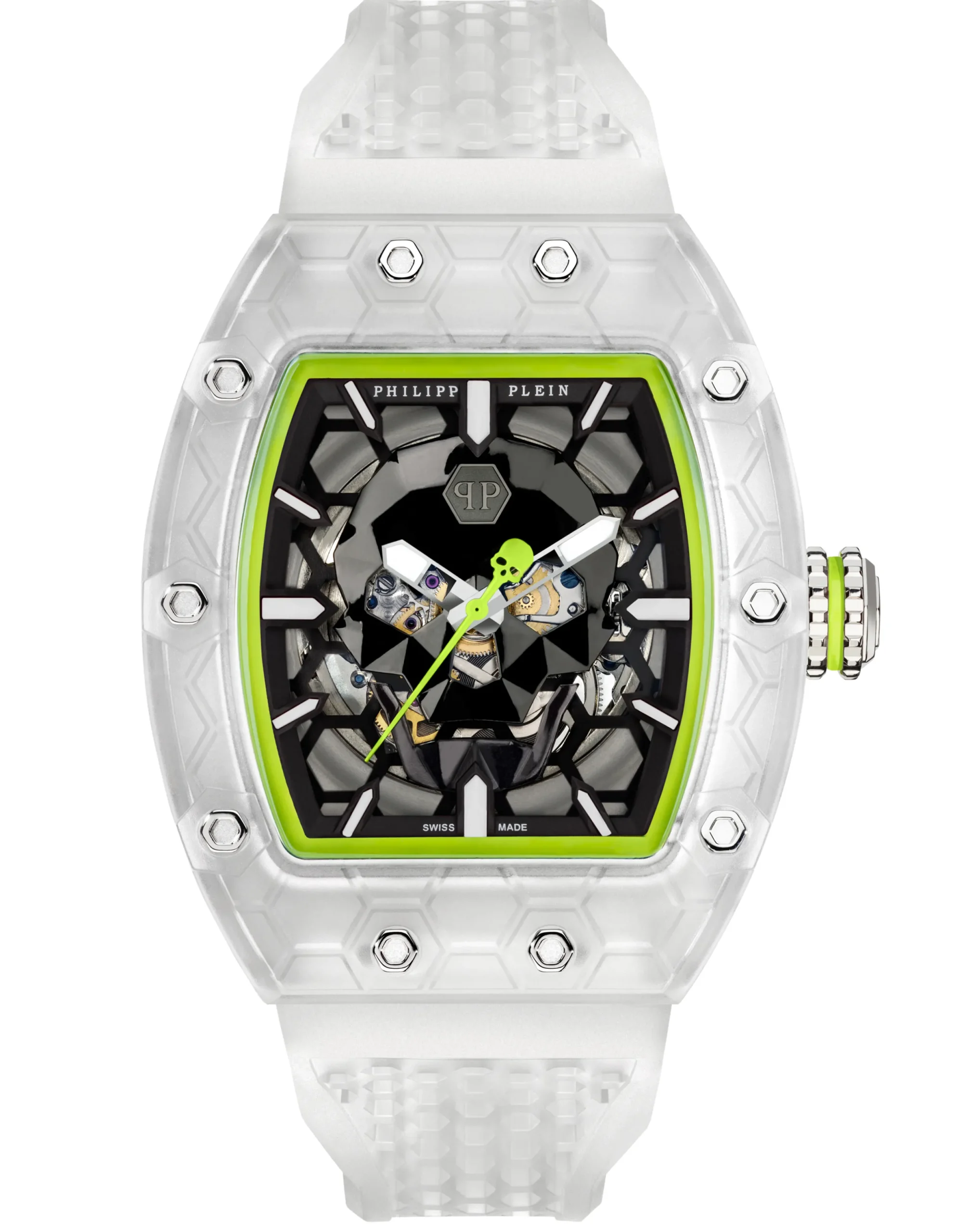 PHILIPP PLEIN CRYPTO KING FRO$T GLACIER WATCH> Flying Tourbillon|Hexagon Project