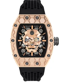 PHILIPP PLEIN CRYPTO KING GOLD GOLIATH WATCH> Flying Tourbillon|Hexagon Project