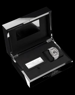 PHILIPP PLEIN Crypto King Hexagon ICE BREAKER Watch><noscript><img data-lazyloaded=