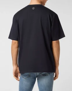 PHILIPP PLEIN Degrade Round Neck T-Shirt Skull><noscript><img data-lazyloaded=