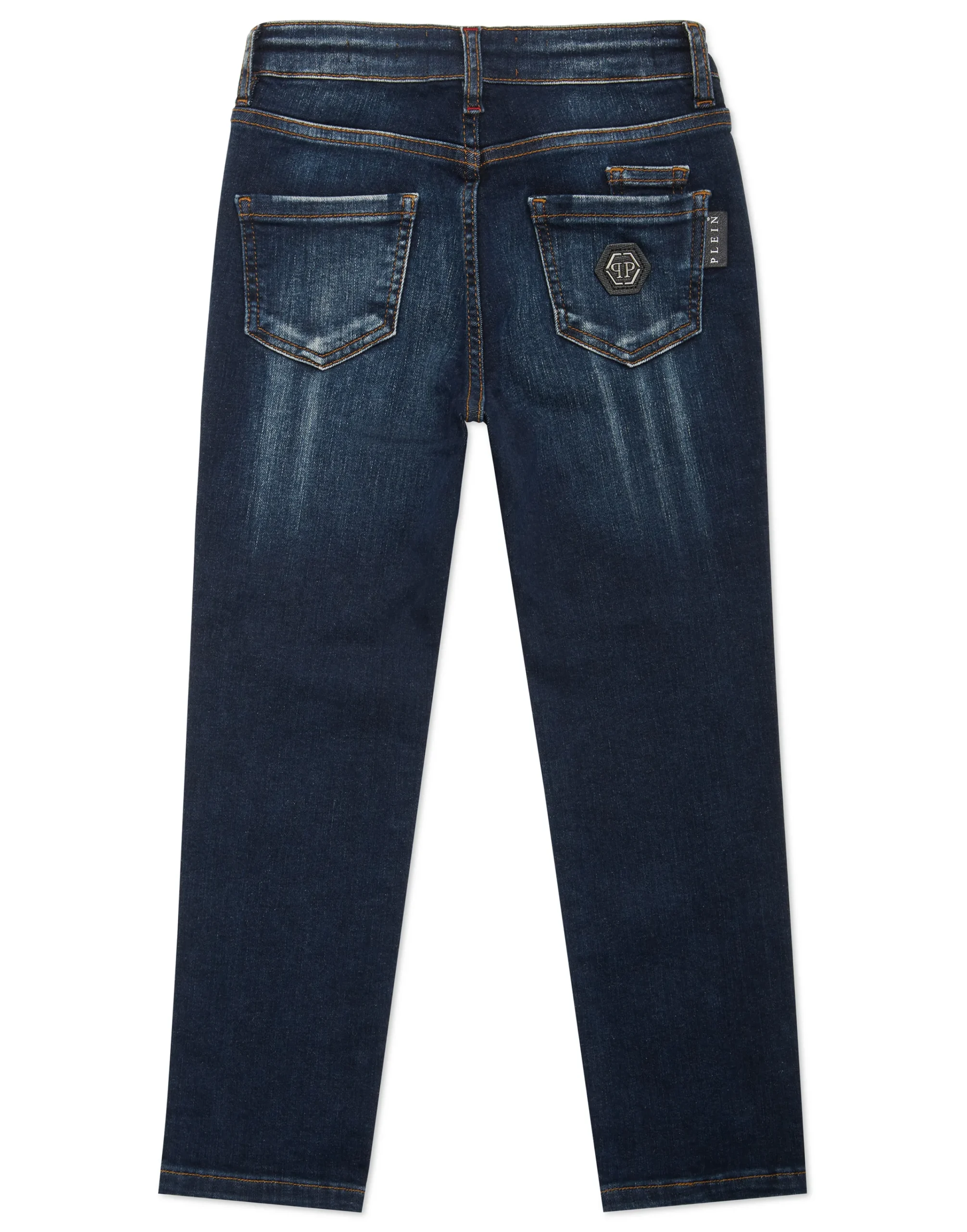 PHILIPP PLEIN Denim Basic Super Straight Cut Trousers>Bambino Abbigliamento