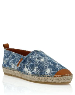 PHILIPP PLEIN Denim Espadrillas Strass>Donna Ballerine
