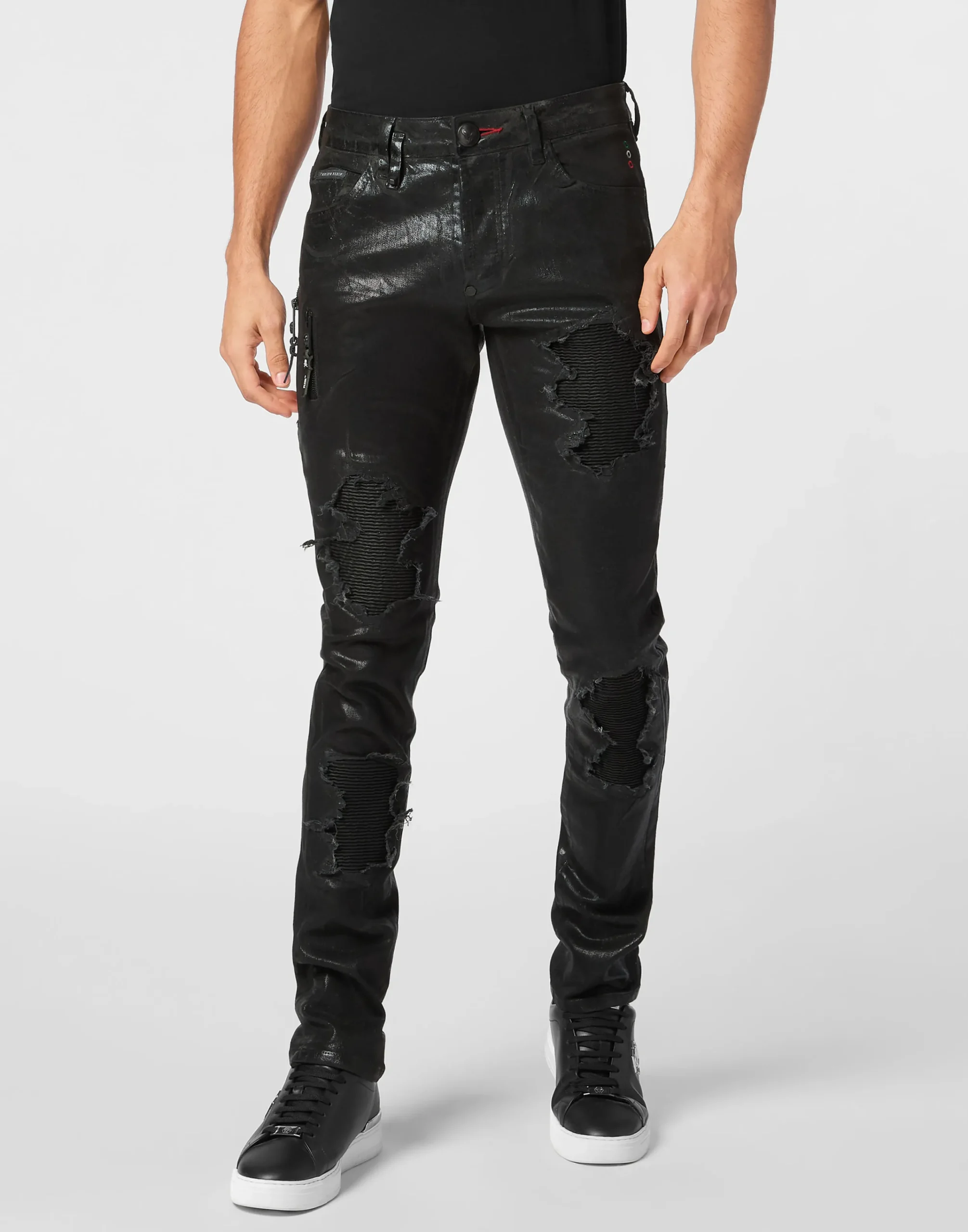 PHILIPP PLEIN Denim Rock Star Trousers Camouflage>Uomo Denim
