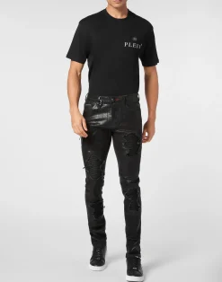 PHILIPP PLEIN Denim Rock Star Trousers Camouflage><noscript><img data-lazyloaded=