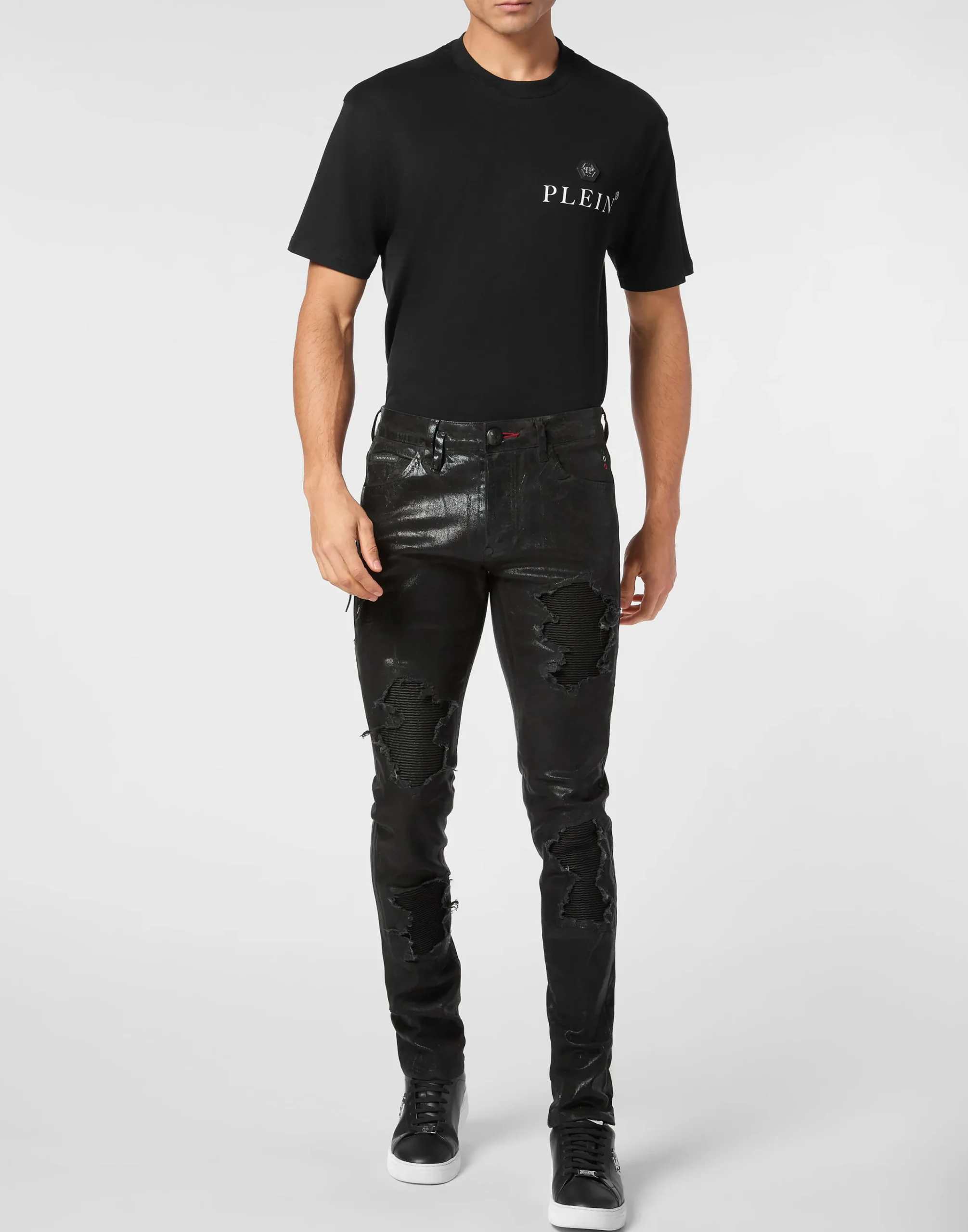 PHILIPP PLEIN Denim Rock Star Trousers Camouflage>Uomo Denim