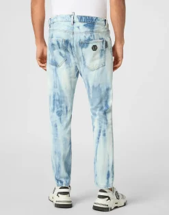 PHILIPP PLEIN Denim Skinny Fit Trousers><noscript><img data-lazyloaded=