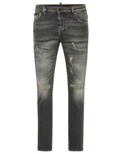 PHILIPP PLEIN Denim Skinny Trousers>Uomo Denim