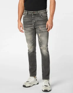 PHILIPP PLEIN Denim Skinny Trousers>Uomo Denim