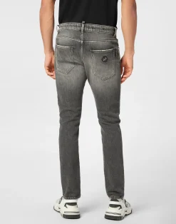 PHILIPP PLEIN Denim Skinny Trousers><noscript><img data-lazyloaded=