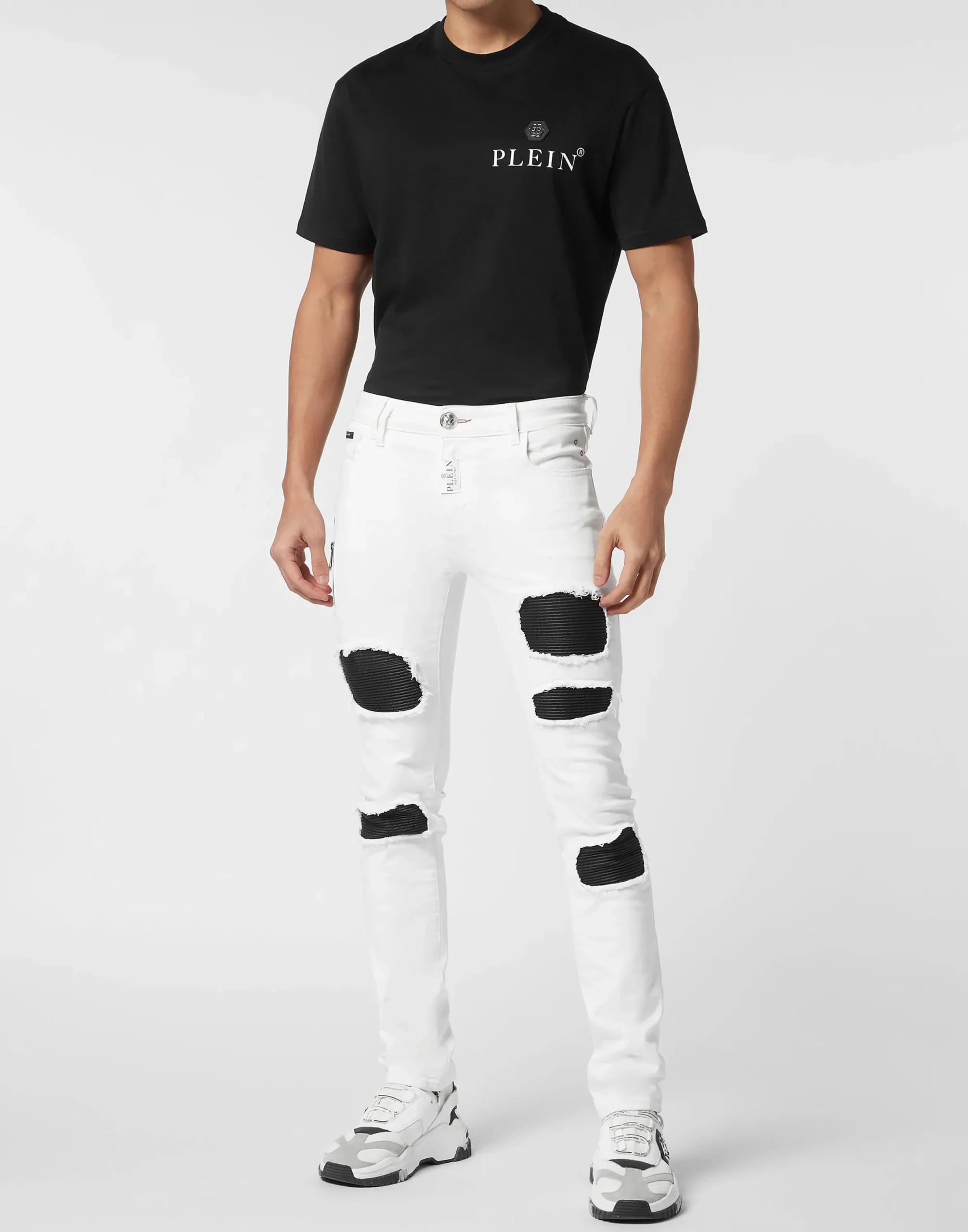 PHILIPP PLEIN Denim Trousers Rock Star Fit>Uomo Denim