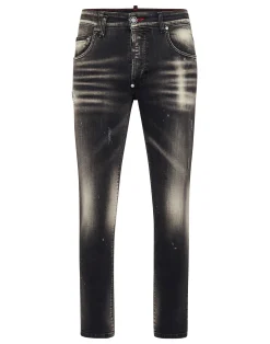 PHILIPP PLEIN Denim Trousers Skinny Fit>Uomo Denim