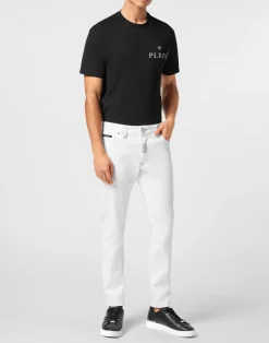 PHILIPP PLEIN Denim Trousers Skinny Fit><noscript><img data-lazyloaded=