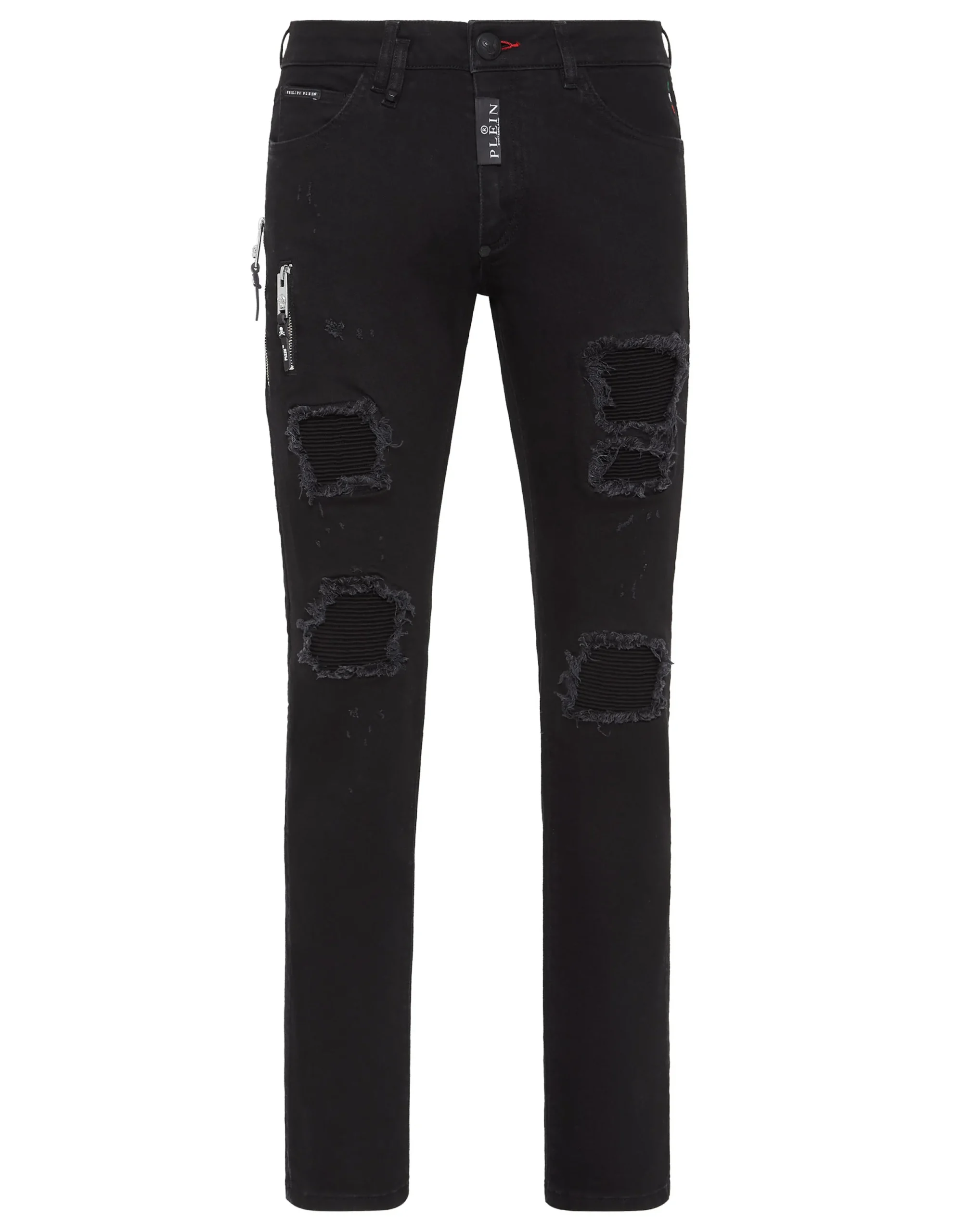 PHILIPP PLEIN Denim Trousers Super Straight Cut>Uomo Denim